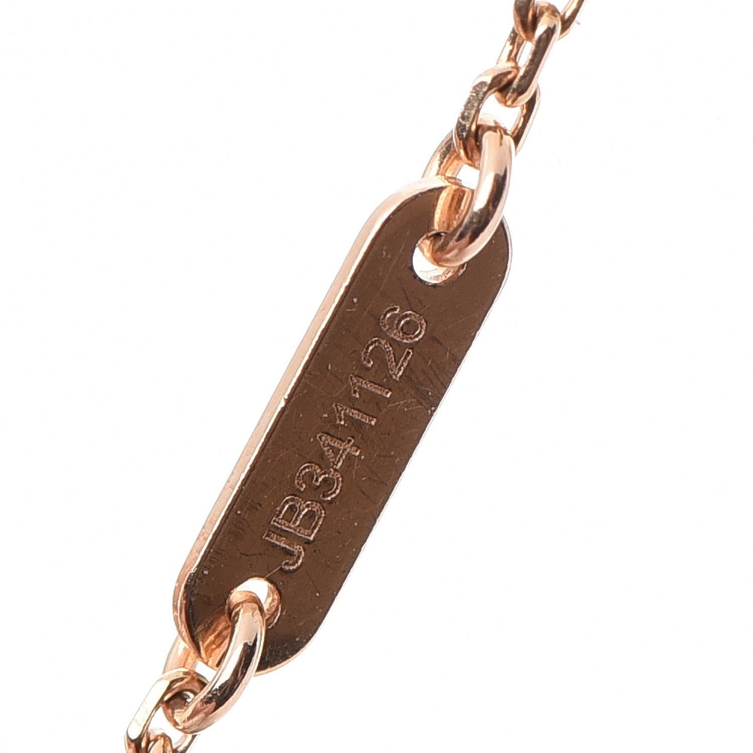 Van Cleef & Arpels 18K Rose Gold Carnelian Sweet Alhambra Bracelet 7 of 7