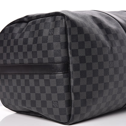 Louis Vuitton Damier Graphite Keepall Bandouliere 55 6 of 10