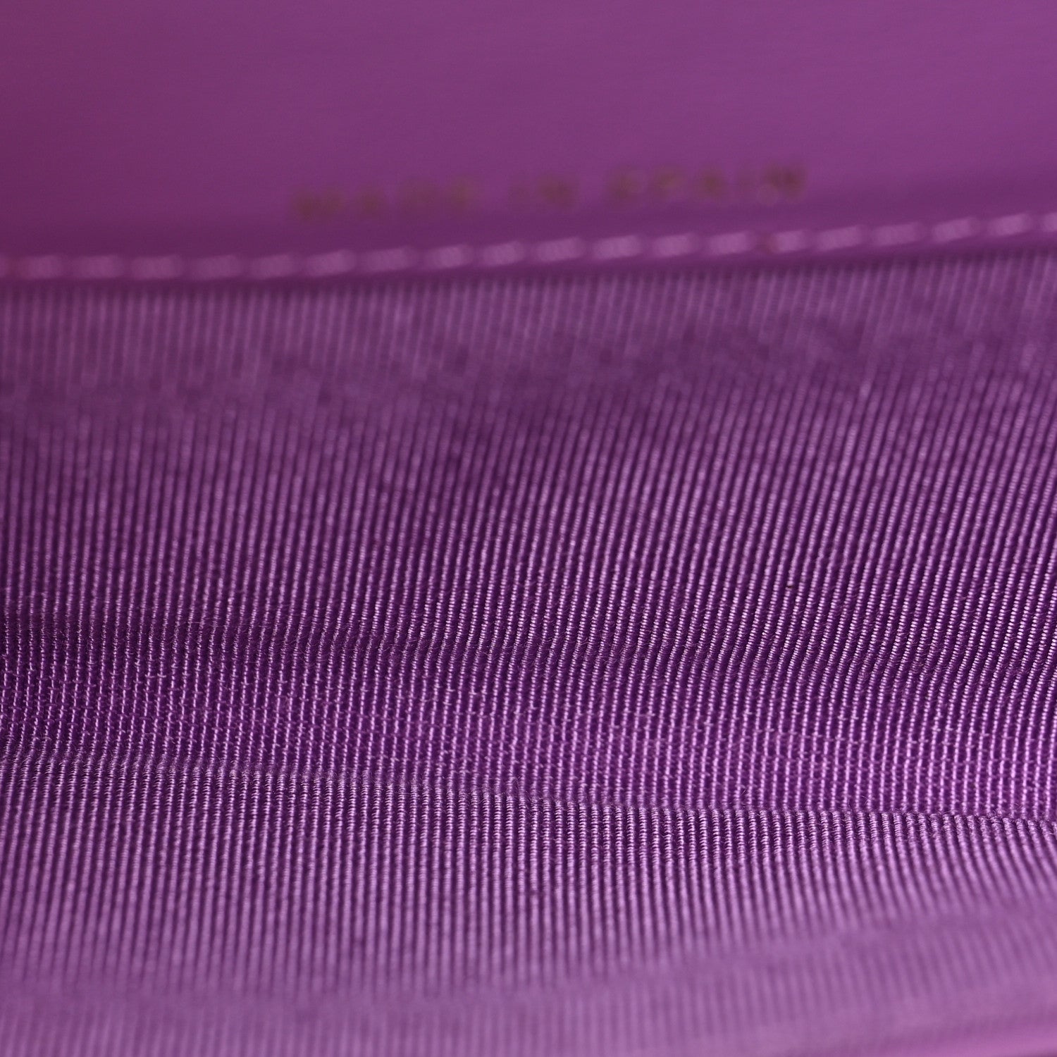 Chanel Patent Quilted Flap Card Holder Wallet Purple 5 of 8