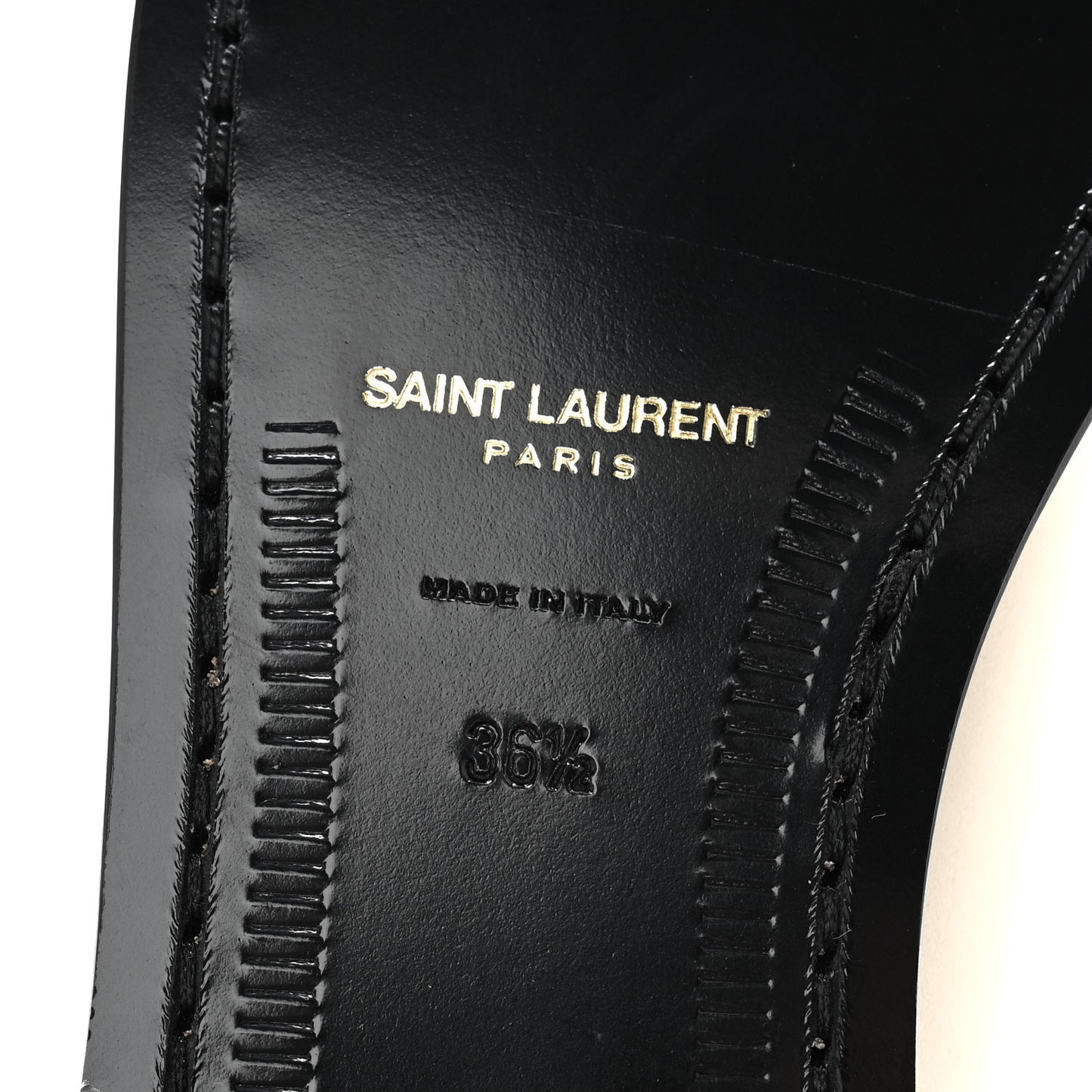 Calfskin Penny Loafers 36.5 Pearl