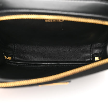 Prada Soft Calfskin Odette Crossbody Black 6 of 13
