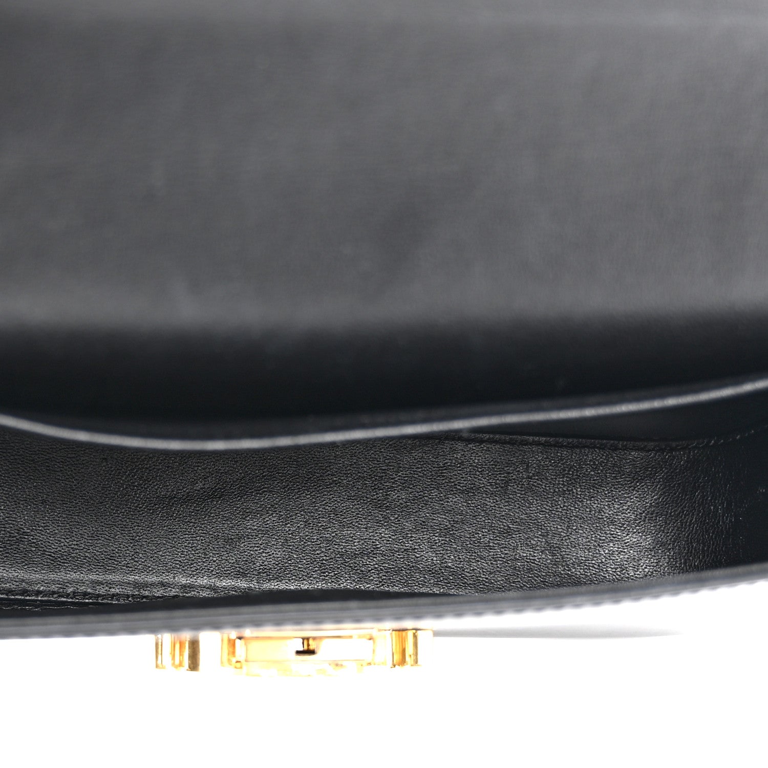 Celine Shiny Calfskin Triomphe Shoulder Bag Black 5 of 11