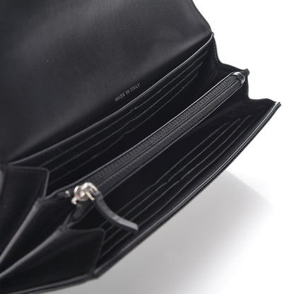 Chanel Caviar Timeless CC Large Gusset Flap Wallet Black 8 of 9