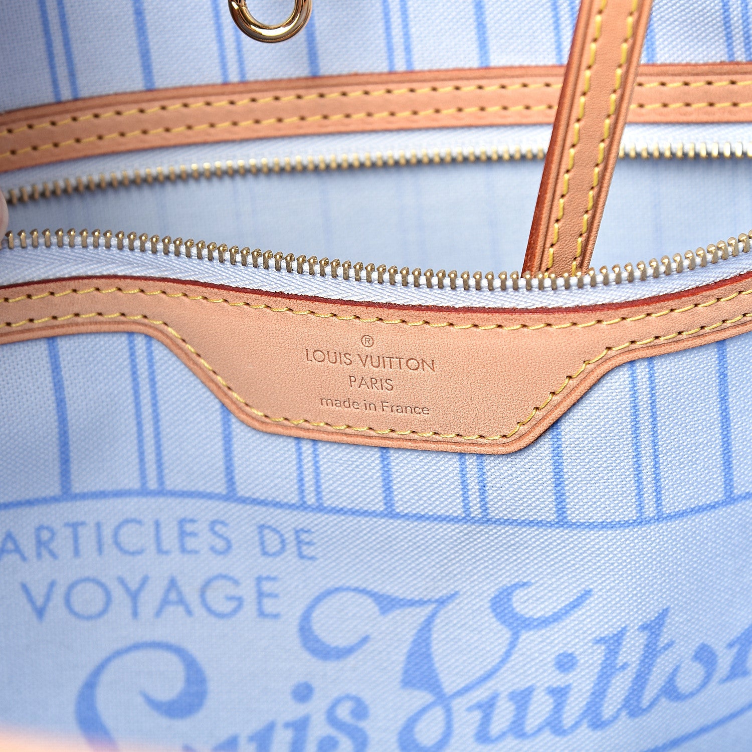 Louis Vuitton Monogram Saint Moritz Neverfull GM 5 of 9
