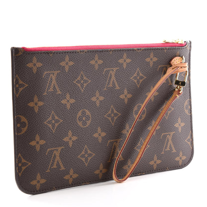 Louis Vuitton Monogram Neverfull MM GM Pochette Pivoine 3 of 10