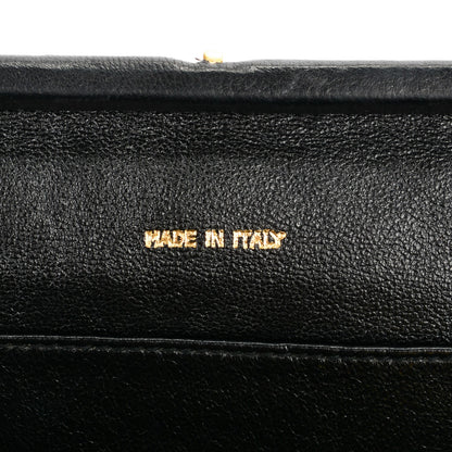 Chanel Lambskin Quilted Framed Evening Bag Black 7 of 8
