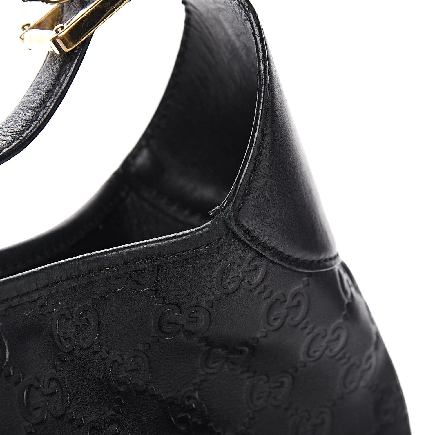 Gucci Guccissima Punch Hobo Black 8 of 14