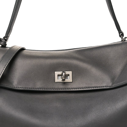 Balenciaga Natural Smooth Calfskin Medium Rodeo Top Handle Handbag Grey 8 of 11