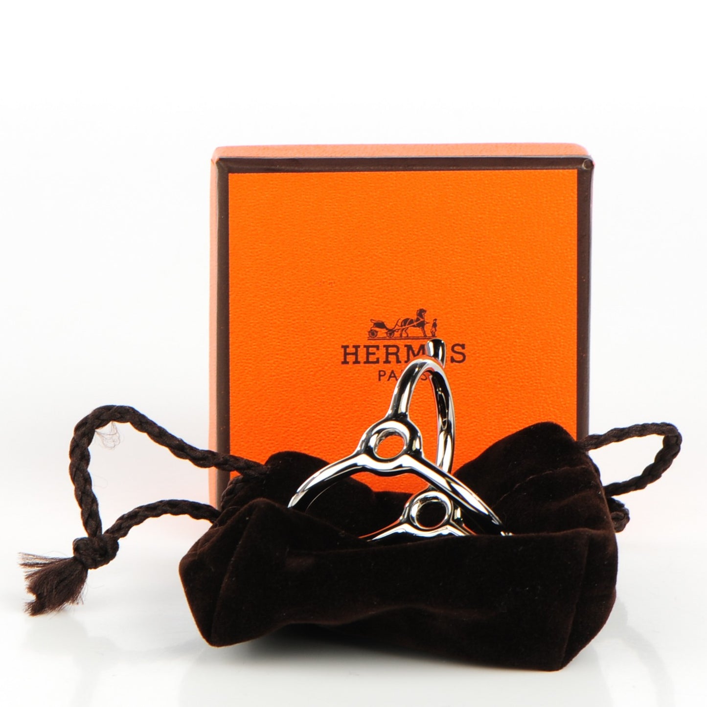 Palladium Eperons Scarf Ring