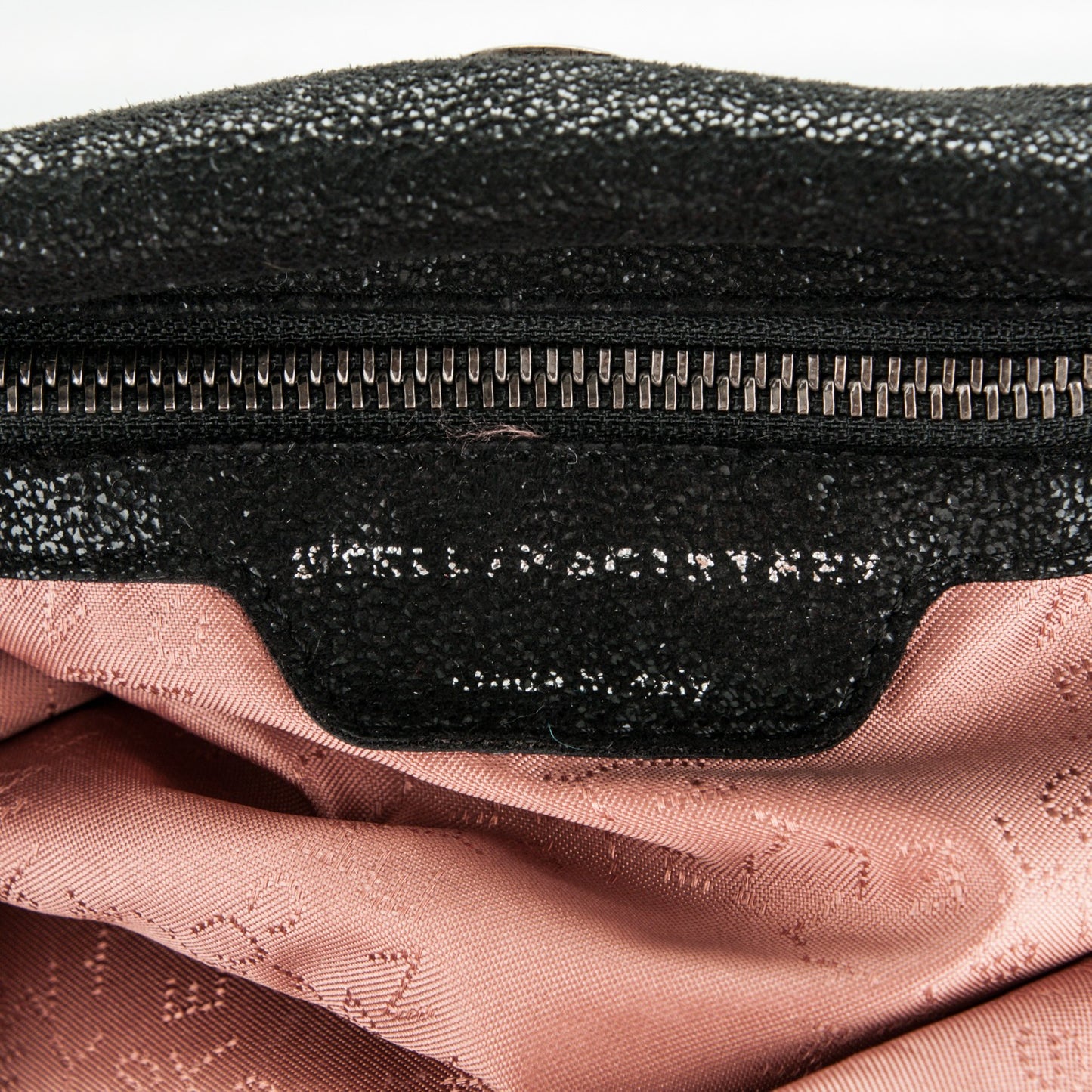 Shaggy Deer Falabella Fold Over Tote Black