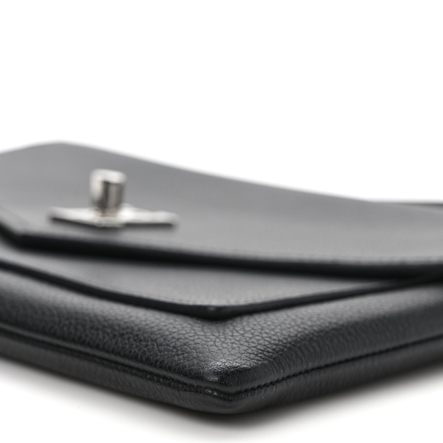 Soft Calfskin My Lockme Pochette Black
