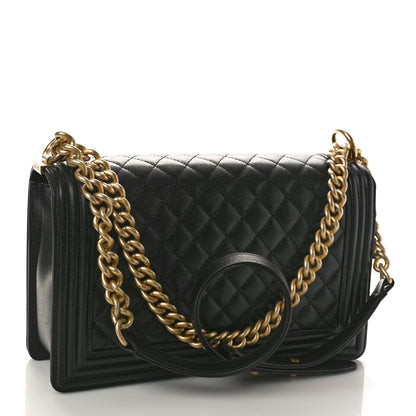 Chanel Caviar Quilted New Medium Boy Flap Black 3 of 9