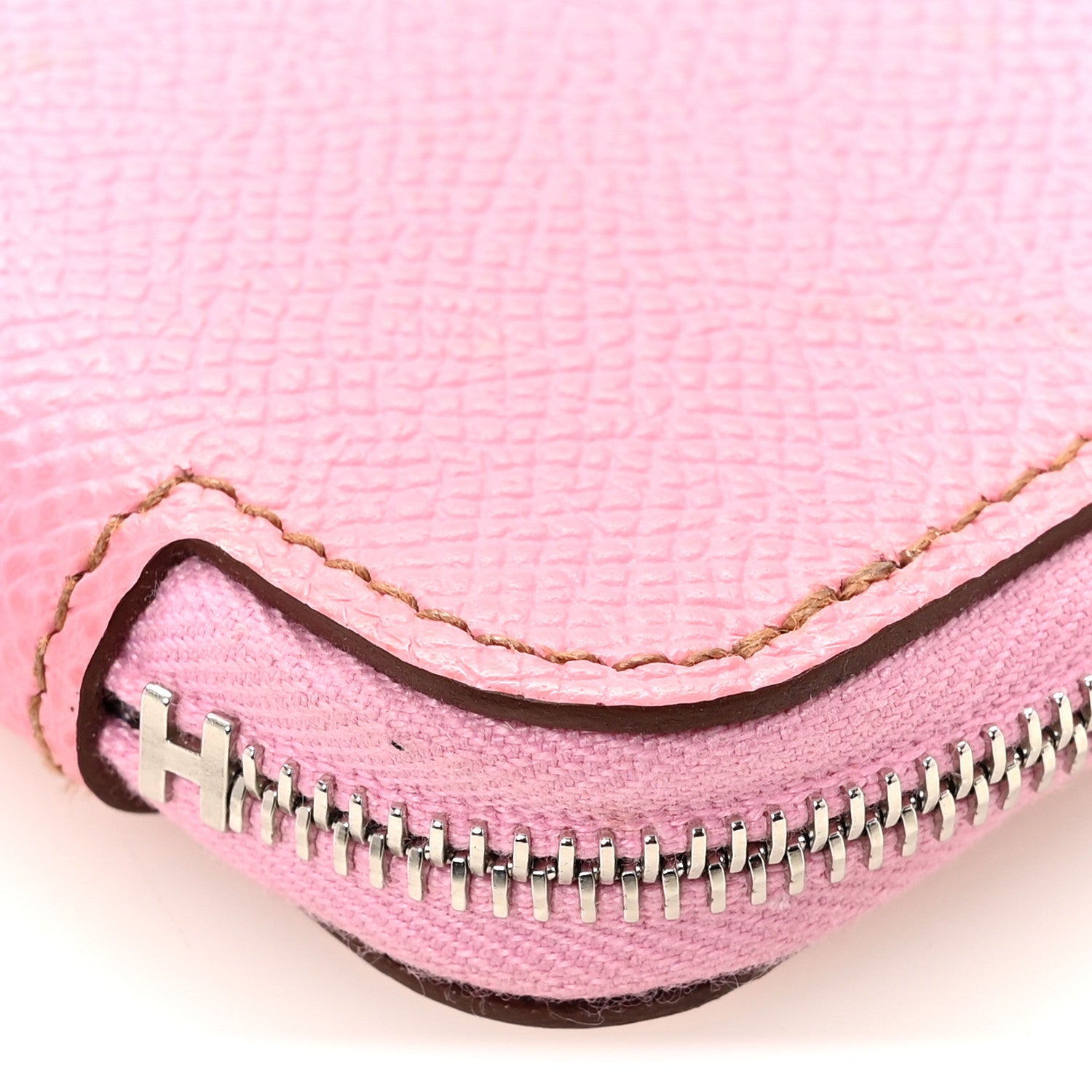 Hermes Epsom Silk'in Coin Purse  5P Pink 8 of 11