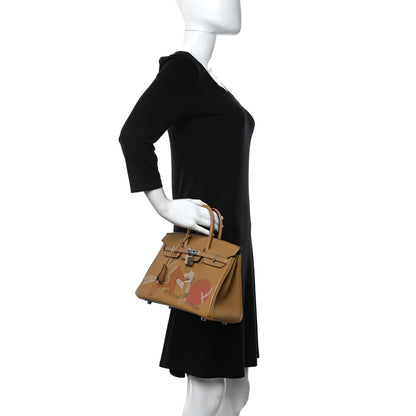 Hermes Swift In & Out Birkin 25 Biscuit 3 of 12