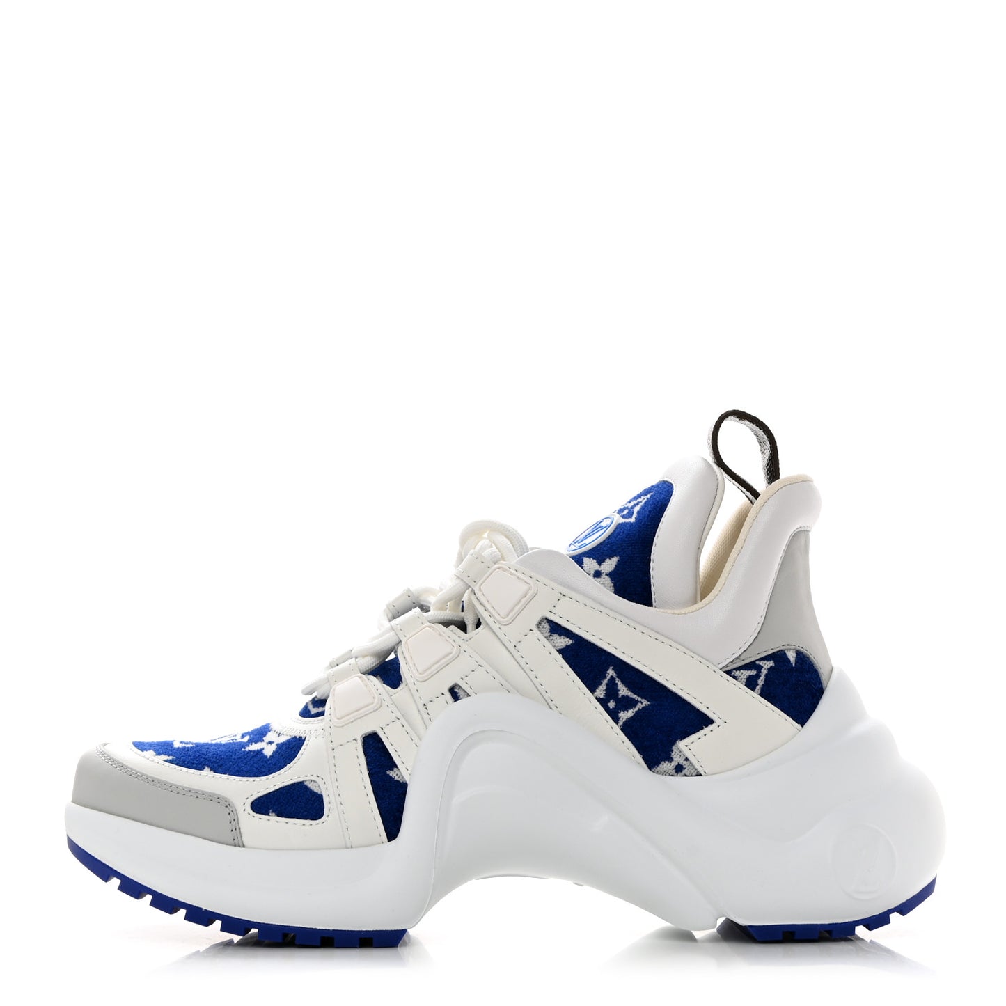 Jacquard Since 1854 Monogram LV Archlight Sneakers 37 White Grey 37 White Blue
