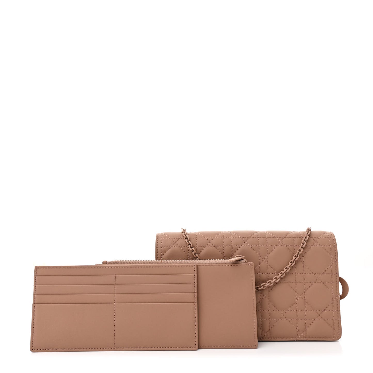 Ultra Matte Calfskin Cannage Lady Dior Clutch Fard