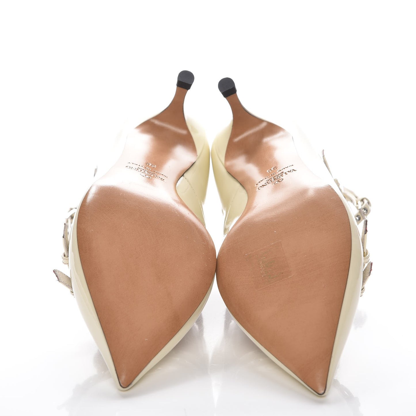 Patent Love Latch 50mm Pumps 36 Light Ivory Poudre