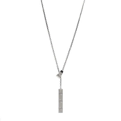 Cartier 18K White Gold LOVE Lariat Necklace 1 of 5