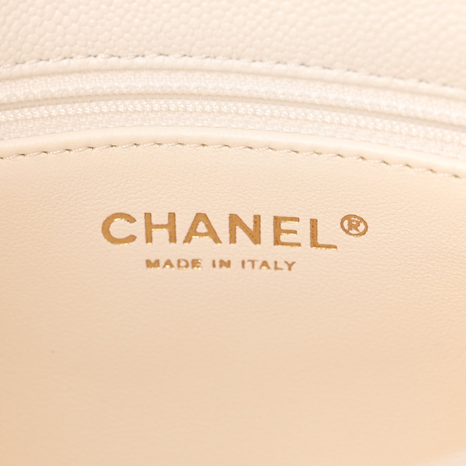 Chanel Caviar Quilted Mini Sweetheart Flap White 6 of 12