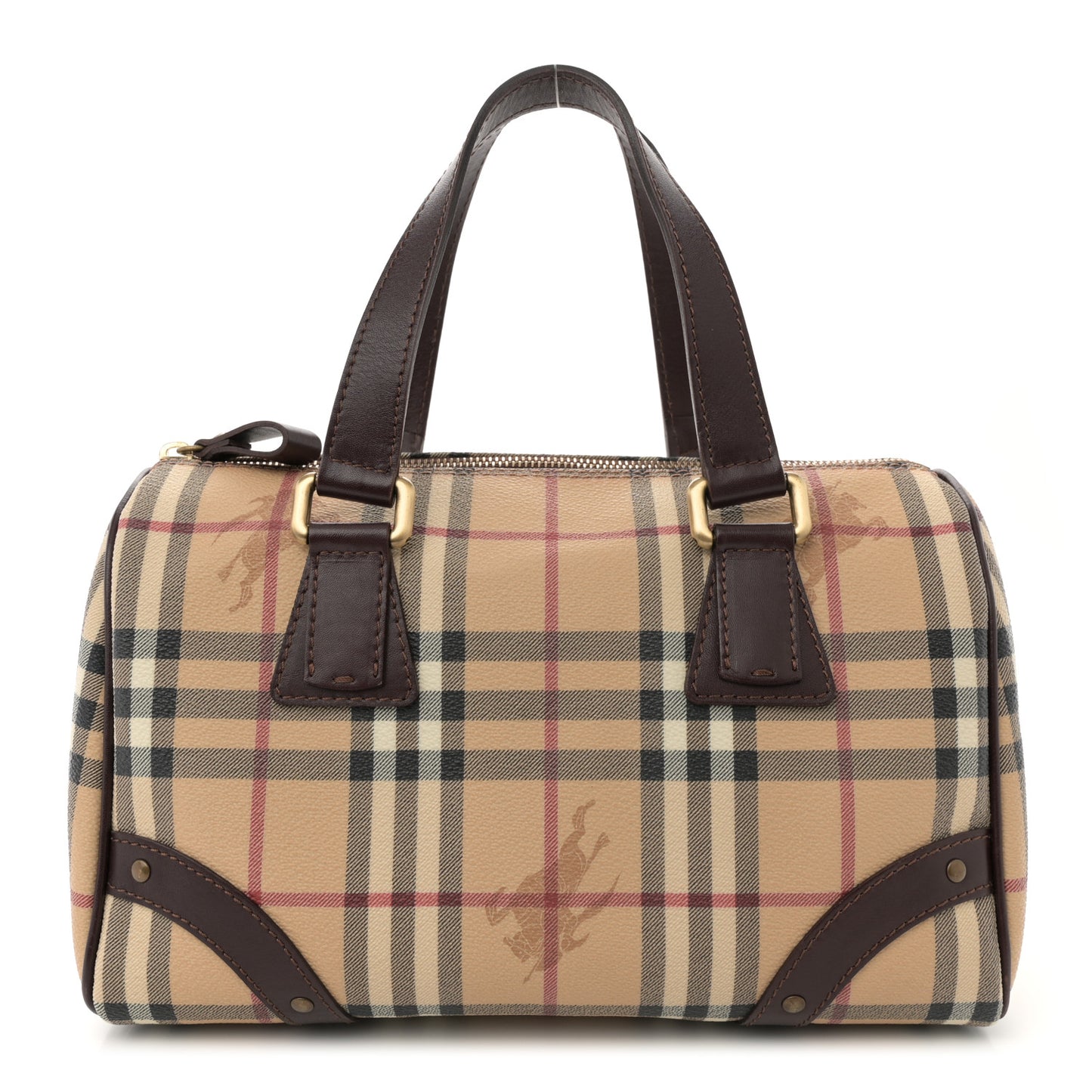 Haymarket Check Studded Bowler Brown