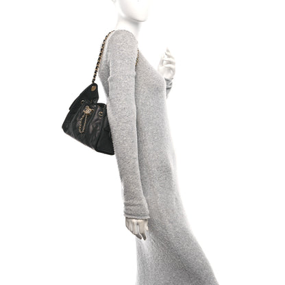 Chanel Caviar Quilted Mini Chanel 25 Handbag Black 2 of 11