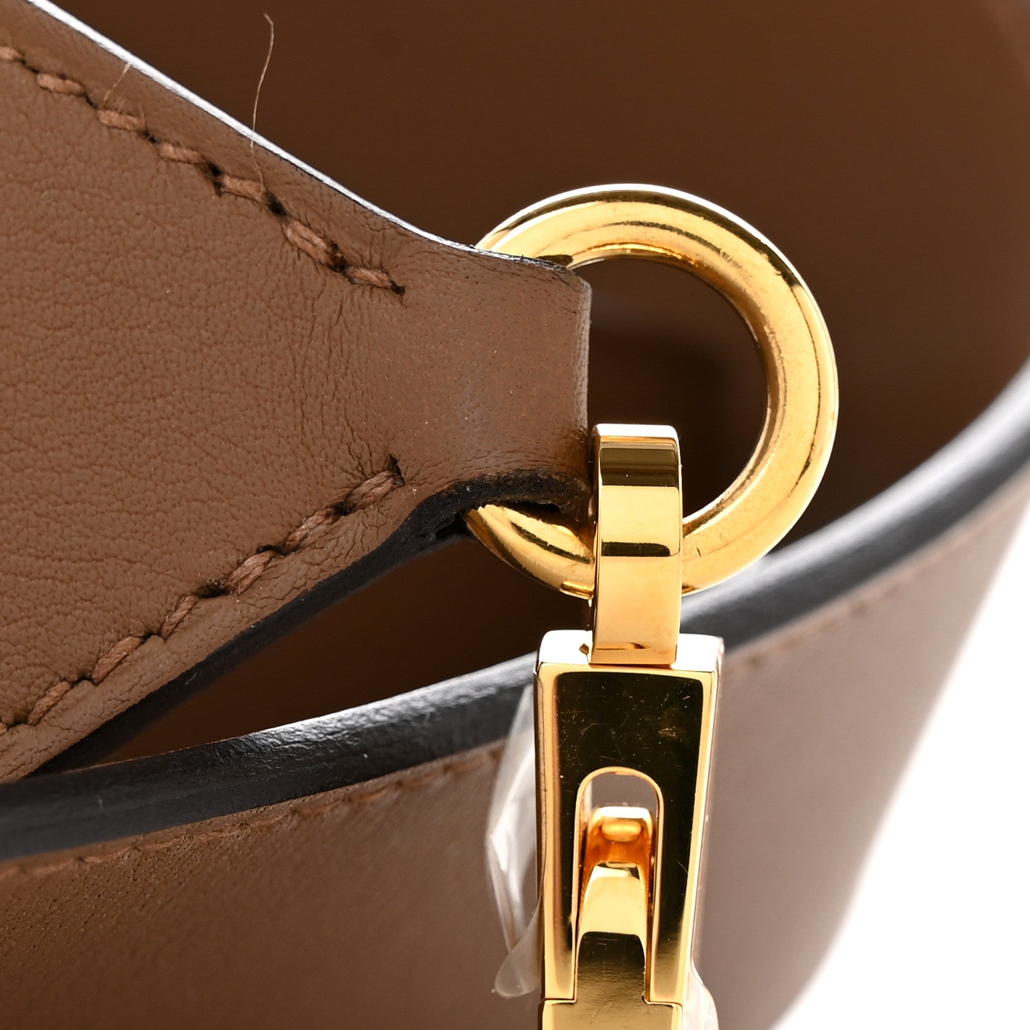 Hermes Swift Epsom Pocket Kelly Shoulder Strap Alezan Biscuit 7 of 9
