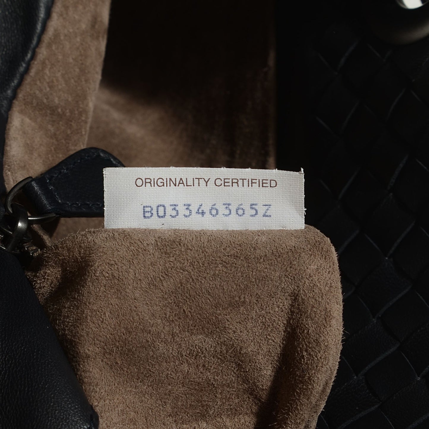 Nappa Intrecciato Medium Garda Bag Tourmaline