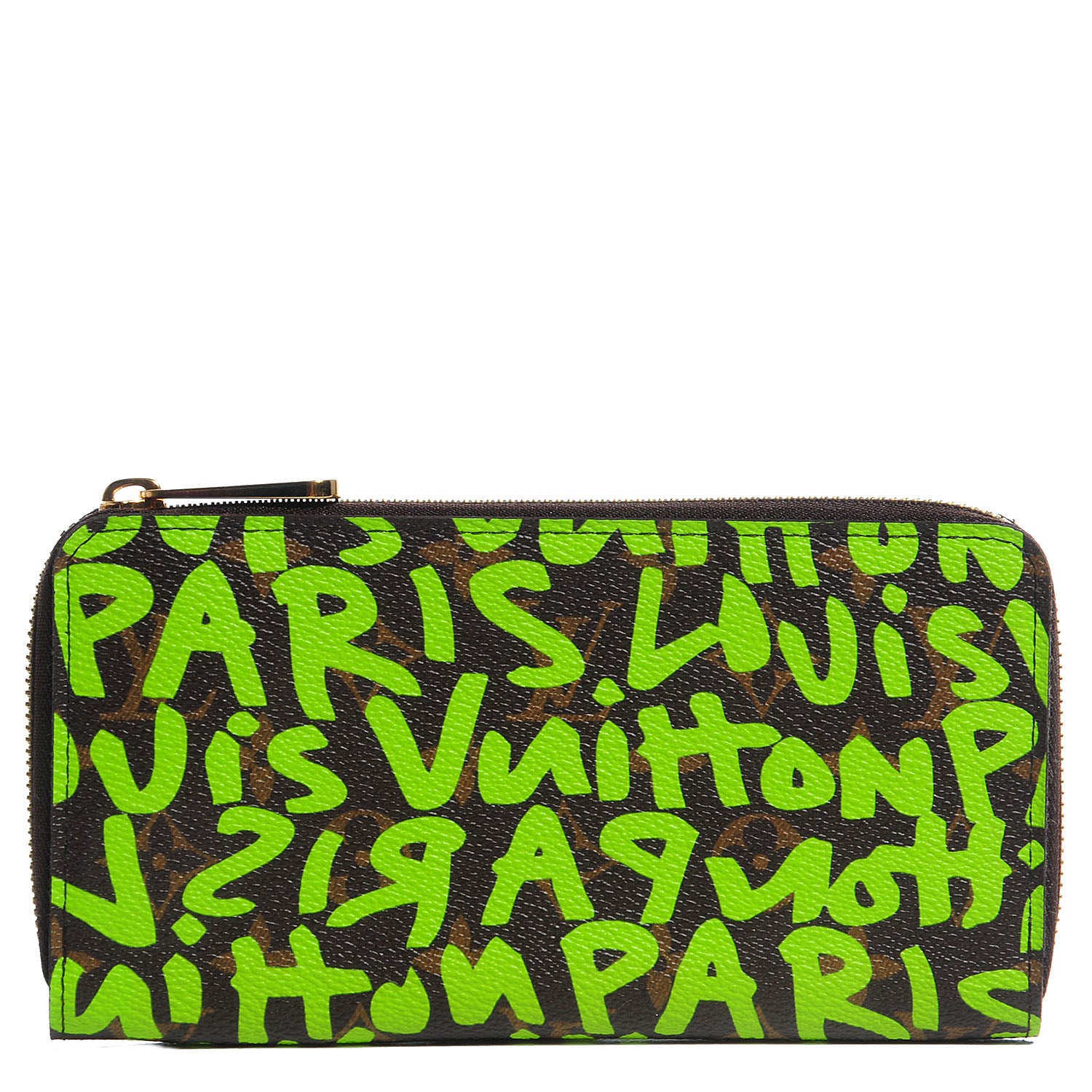 Louis Vuitton Monogram Graffiti Zippy Wallet Green 1 of 8