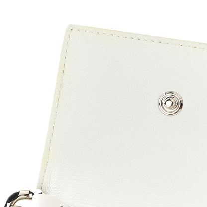 Alexander McQueen Smooth Calfskin Micro The Four Ring Knuckle Chain Shoulder Bag White 11 of 11