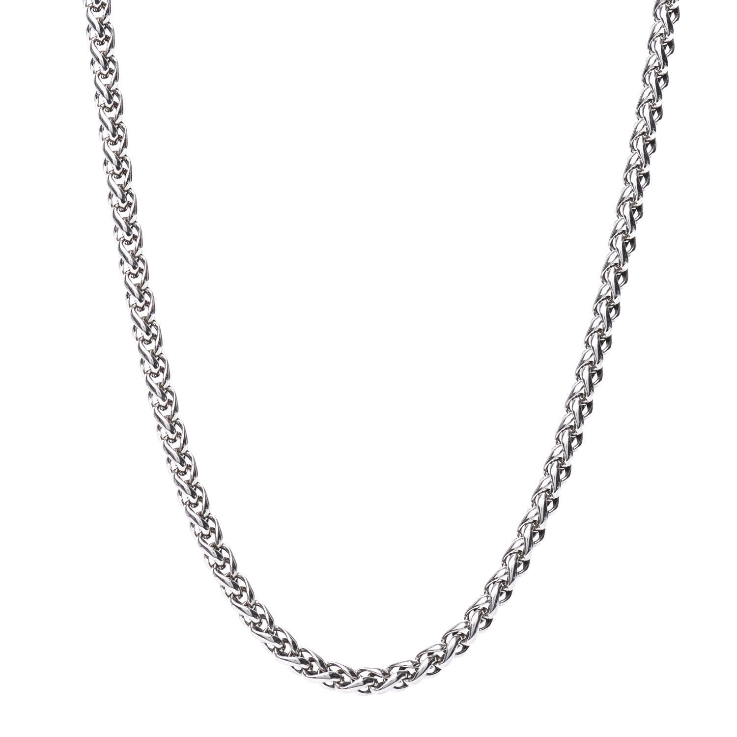David Yurman Sterling Silver 4mm Wheat Chain Necklace 1 of 6