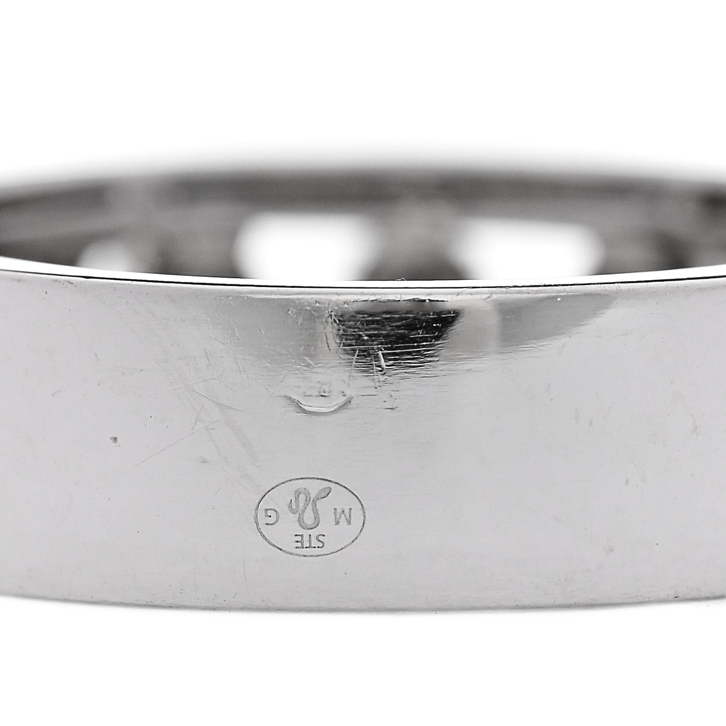 18K White Gold Diamond Move Noa Band Ring 53 6.5