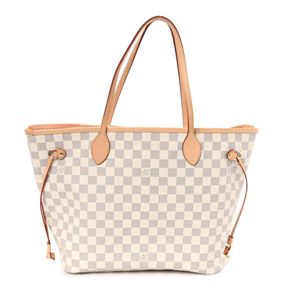 Louis Vuitton Damier Azur Neo Neverfull MM Rose Ballerine 1 of 11