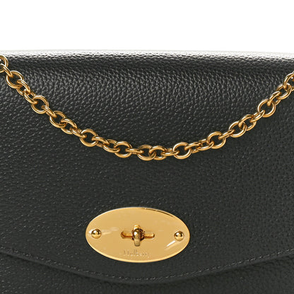 Mulberry Small Classic Grain Calfskin Small Darley Black 7 of 9