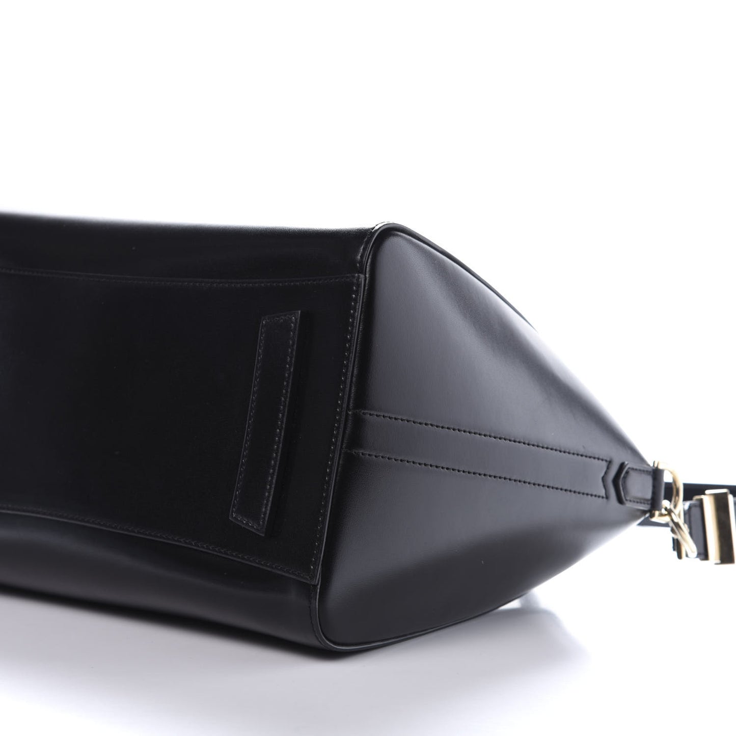 Shiny Lord Calfskin Medium Antigona Black