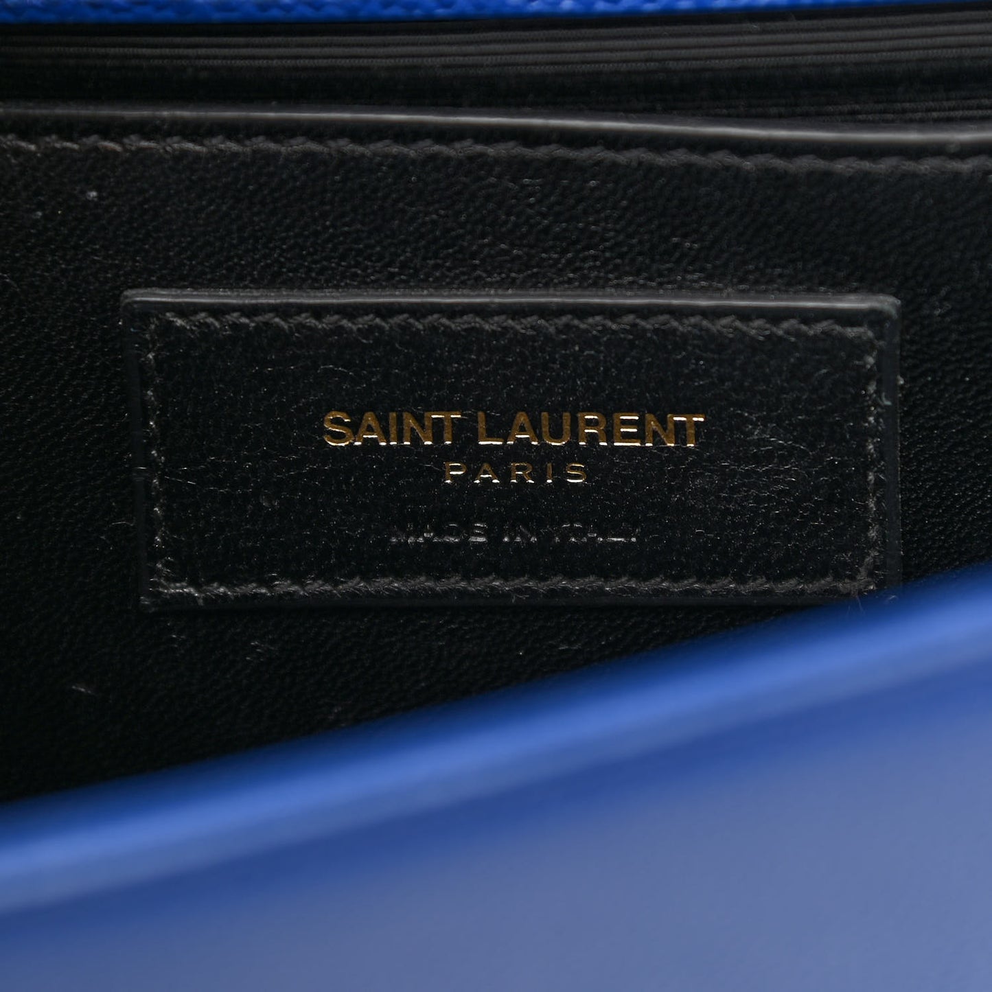 Grain De Poudre Small Classic Monogram Kate Satchel Royal Blue