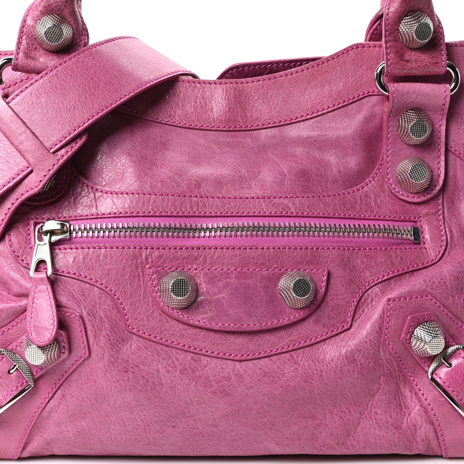 Balenciaga Agneau Giant 21 Silver Hardware City Bubblegum 9 of 11