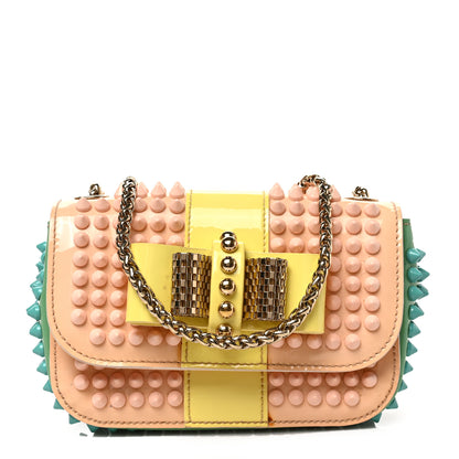 Christian Louboutin Patent Spiked Sweety Charity Crossbody Bag Multicolor 1 of 9