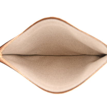 Celine Canvas Smooth Calfskin Logo Bucket 16 Bag Khaki Beige Tan 7 of 13