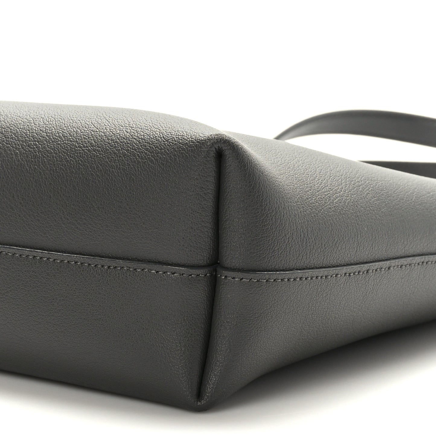 Calfskin Toy Shopping Tote Earth Grey