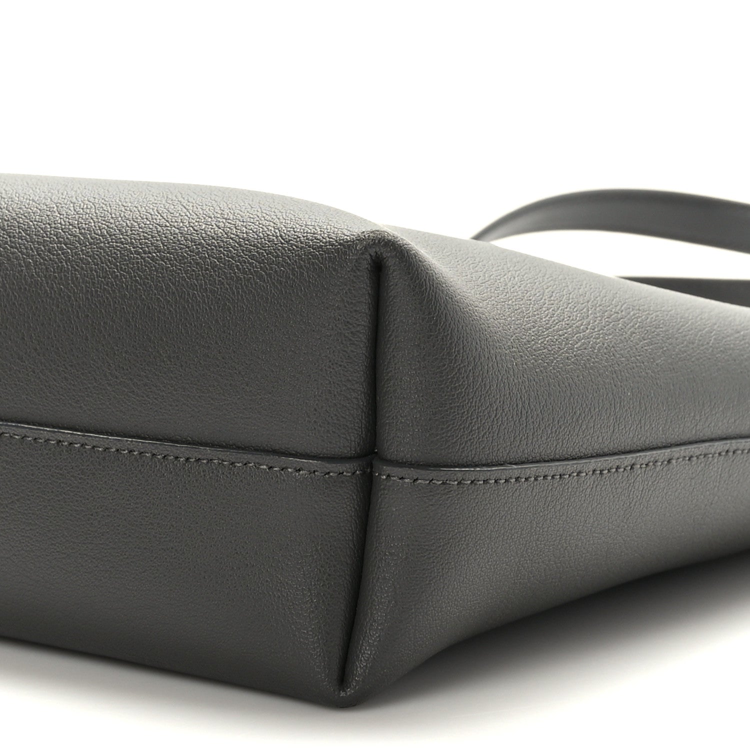 Saint Laurent Calfskin Toy Shopping Tote Earth Grey 8 of 9