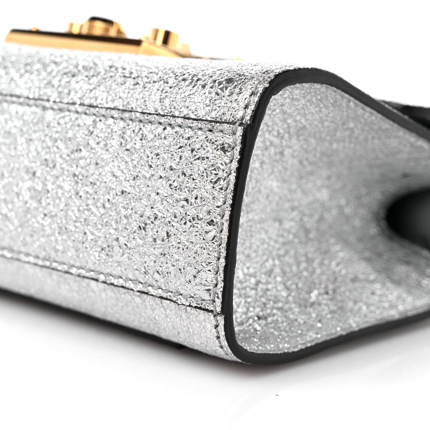 Gucci Galassia Small Padlock Shoulder Bag Argento 9 of 12