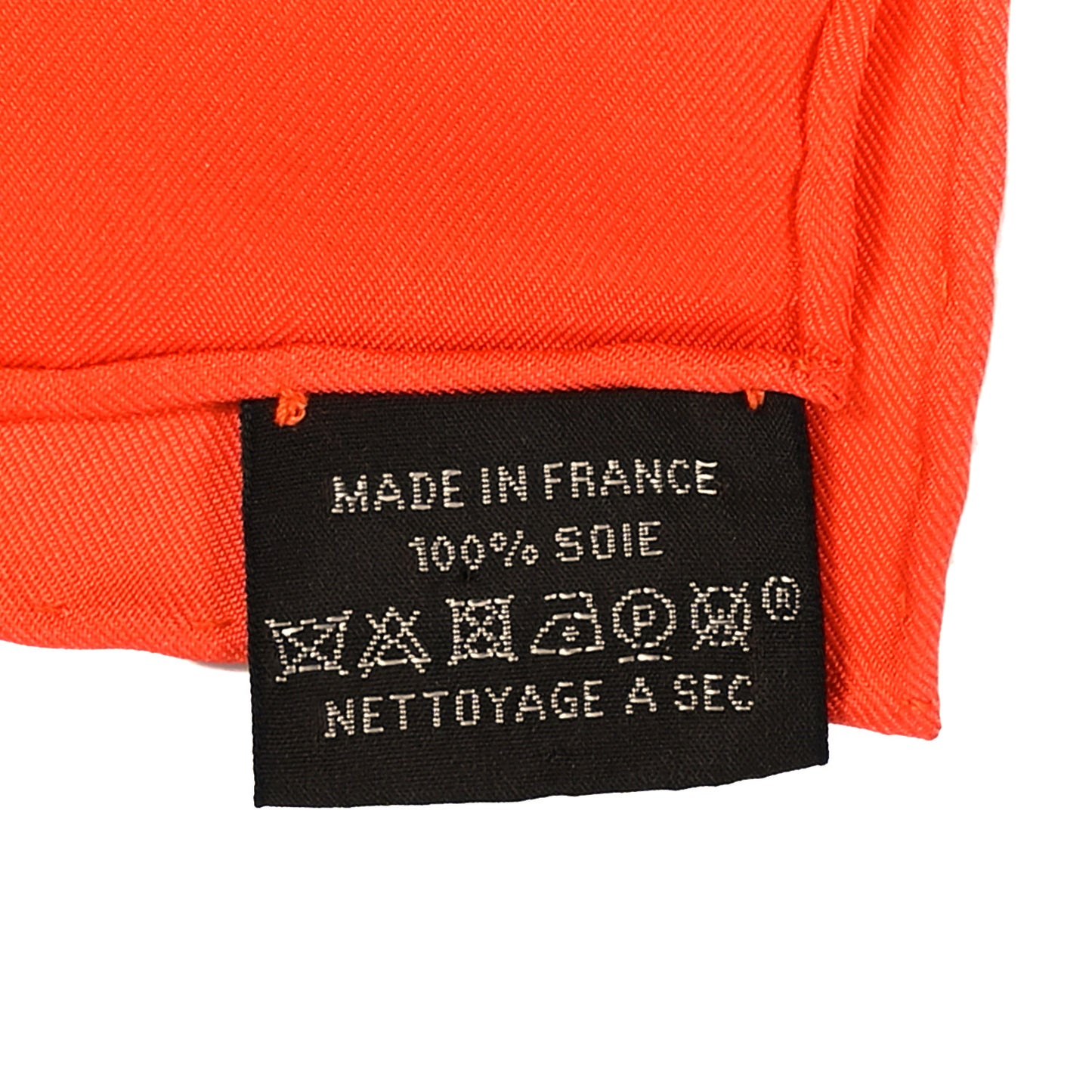 Silk La Danse Pacifique Scarf 90 Orange Rose Vif Kaki