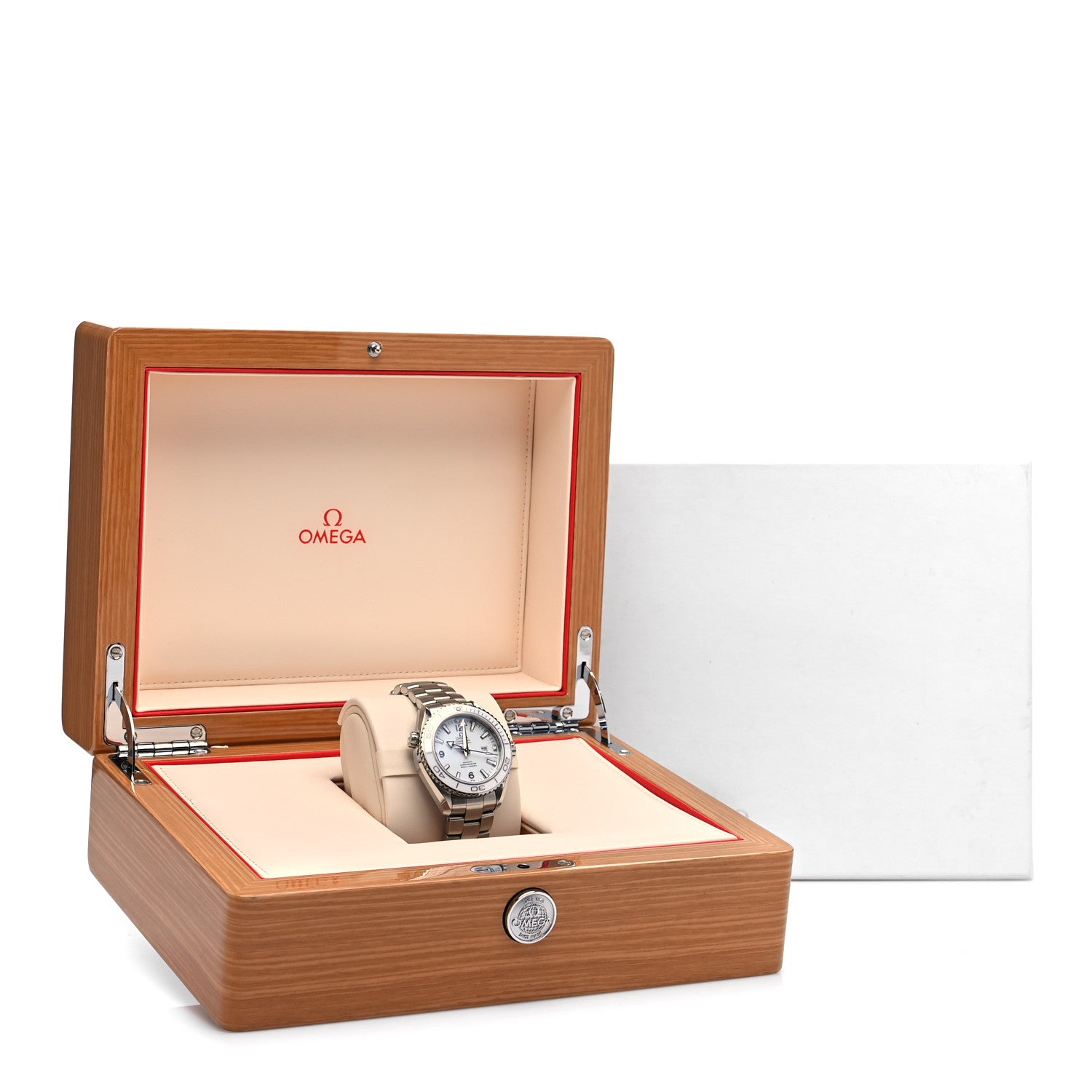 Omega Stainless Steel 37mm Seamaster Planet Ocean Automatic Watch White 232.30.38.20.04.001 5 of 5