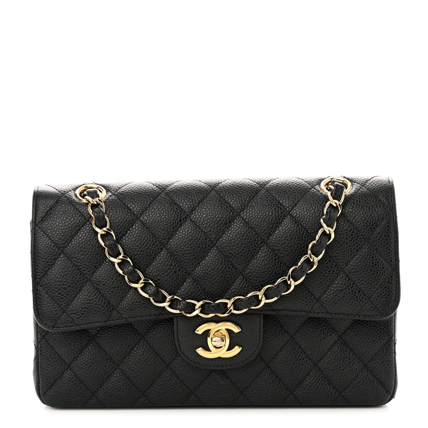Chanel Caviar Quilted Small Double Flap Black 1 of 11