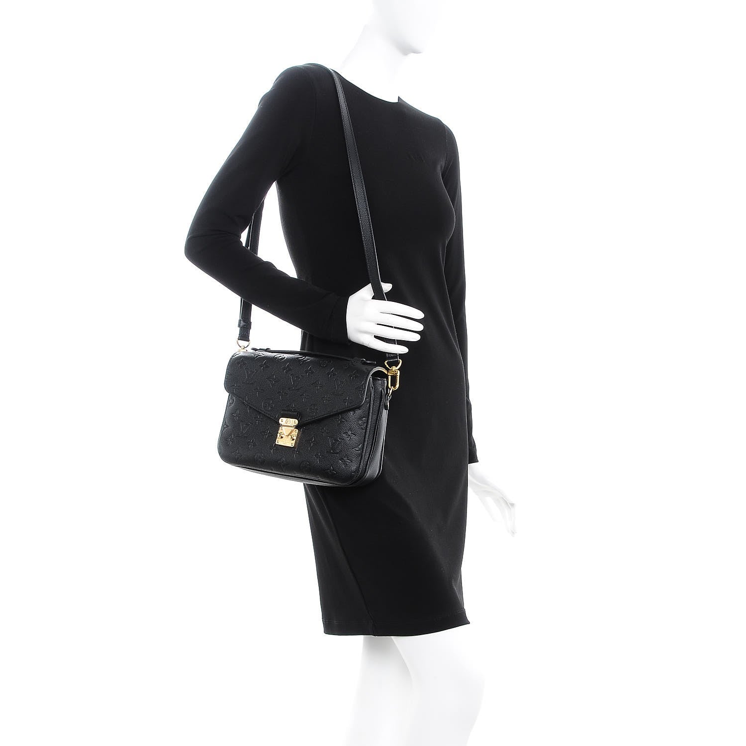 Louis Vuitton Empreinte Pochette Metis Black 2 of 8