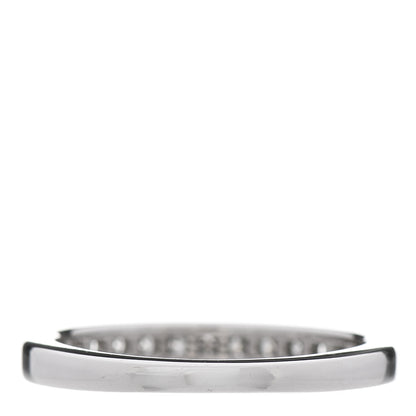 Tiffany Platinum Diamond 2.5mm Half Circle Wedding Band Ring 49 5 2 of 5