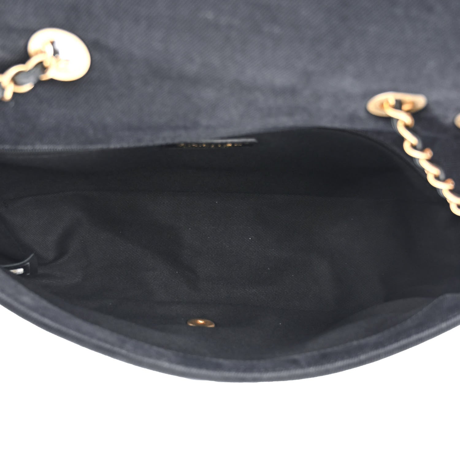 Chanel Denim Coco Jumbo Single Flap Black 5 of 10