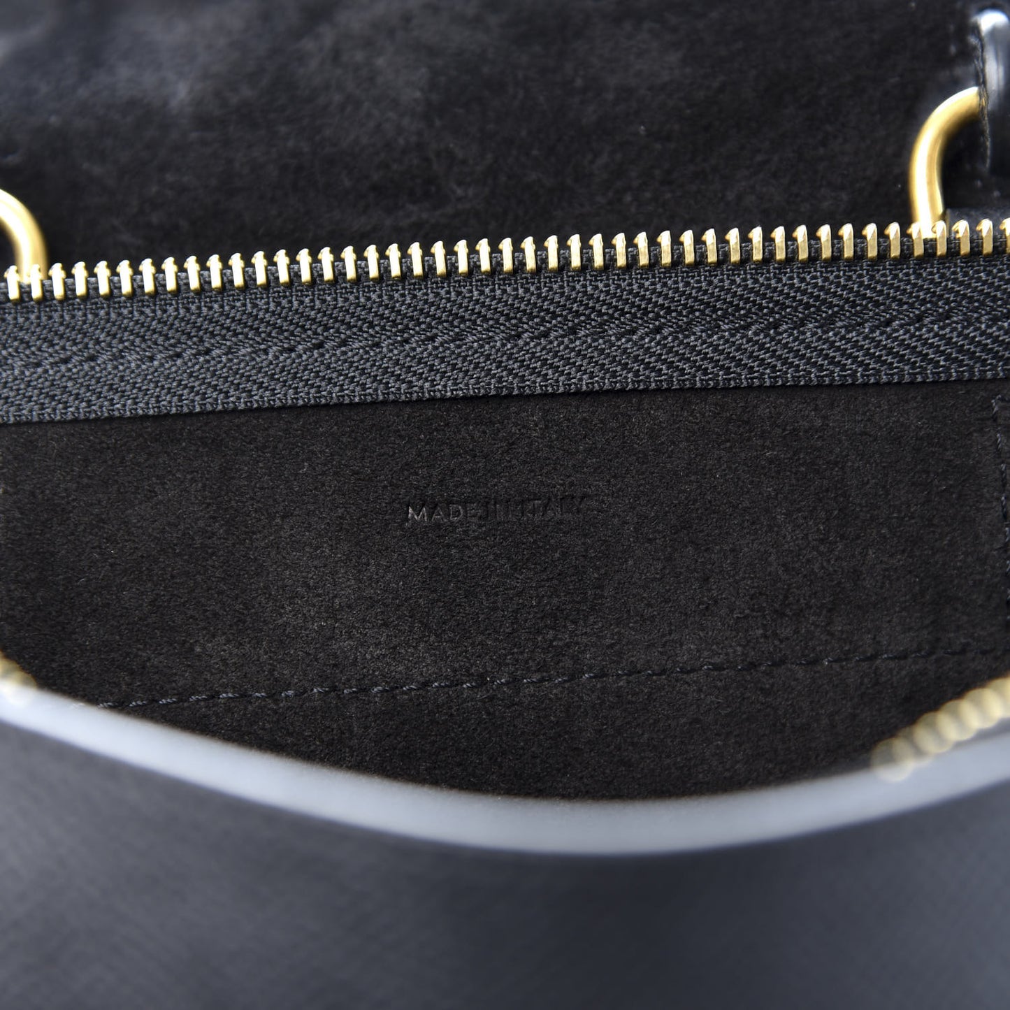 Grained Calfskin Nano Belt Bag Black