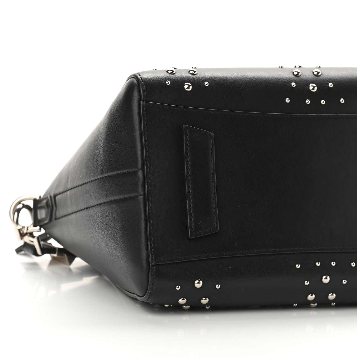 Givenchy Smooth Calfskin Small Studded Antigona Black 8 of 10