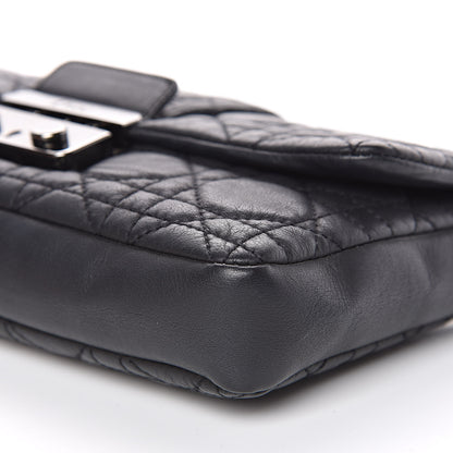 Christian Dior Lambskin Cannage New Lock Pouch Black 9 of 9